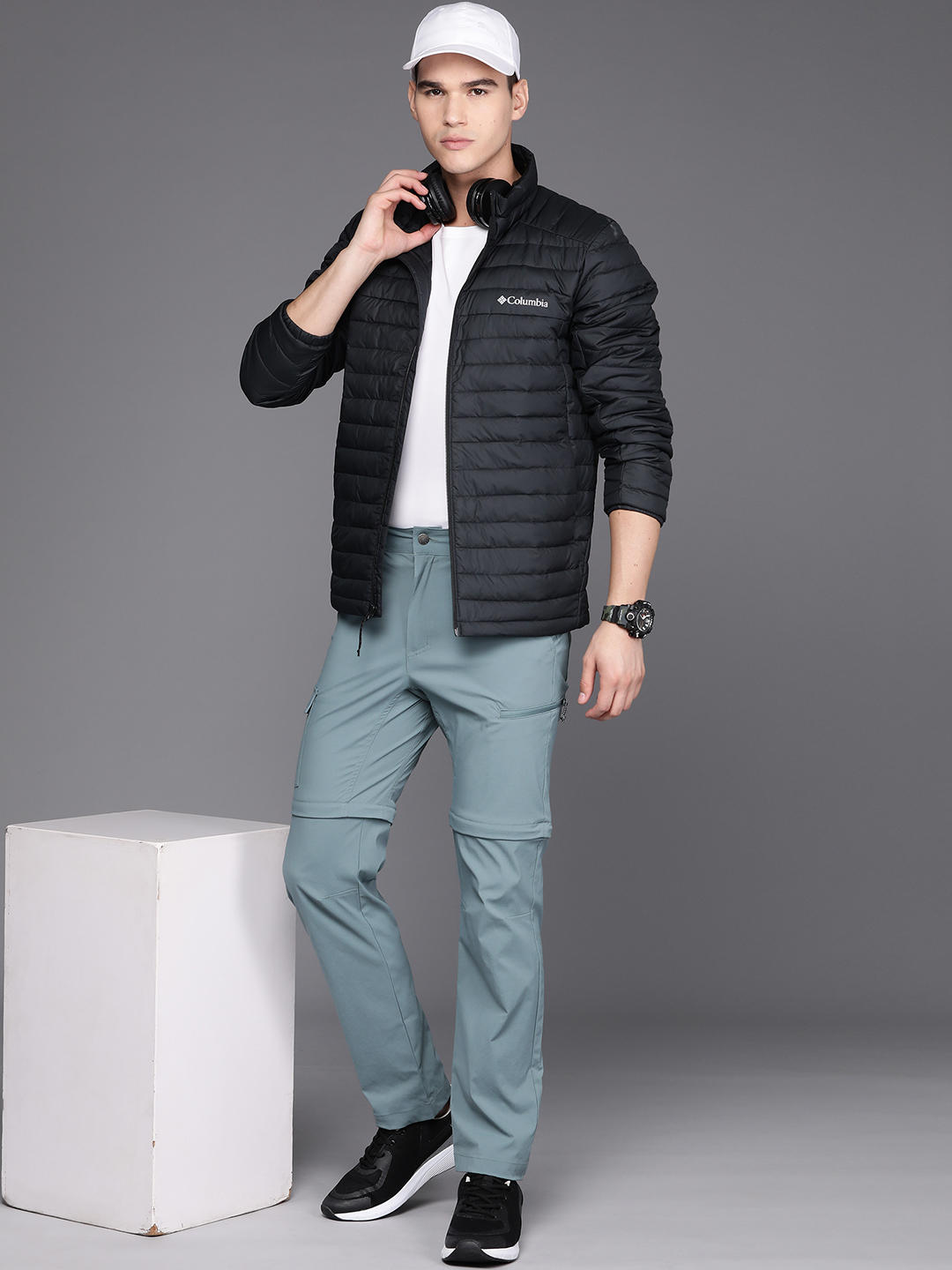 Columbia Men Grey Newton Ridge II Convertible Pant