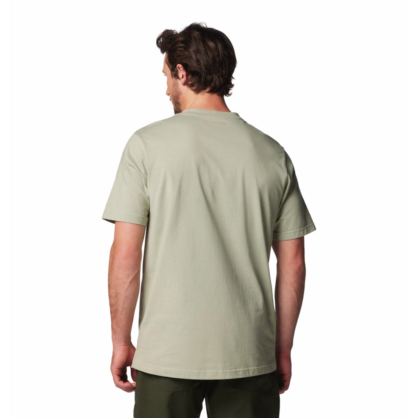 Columbia Mens Green Landroamer Short Sleev Henley II Tshirt