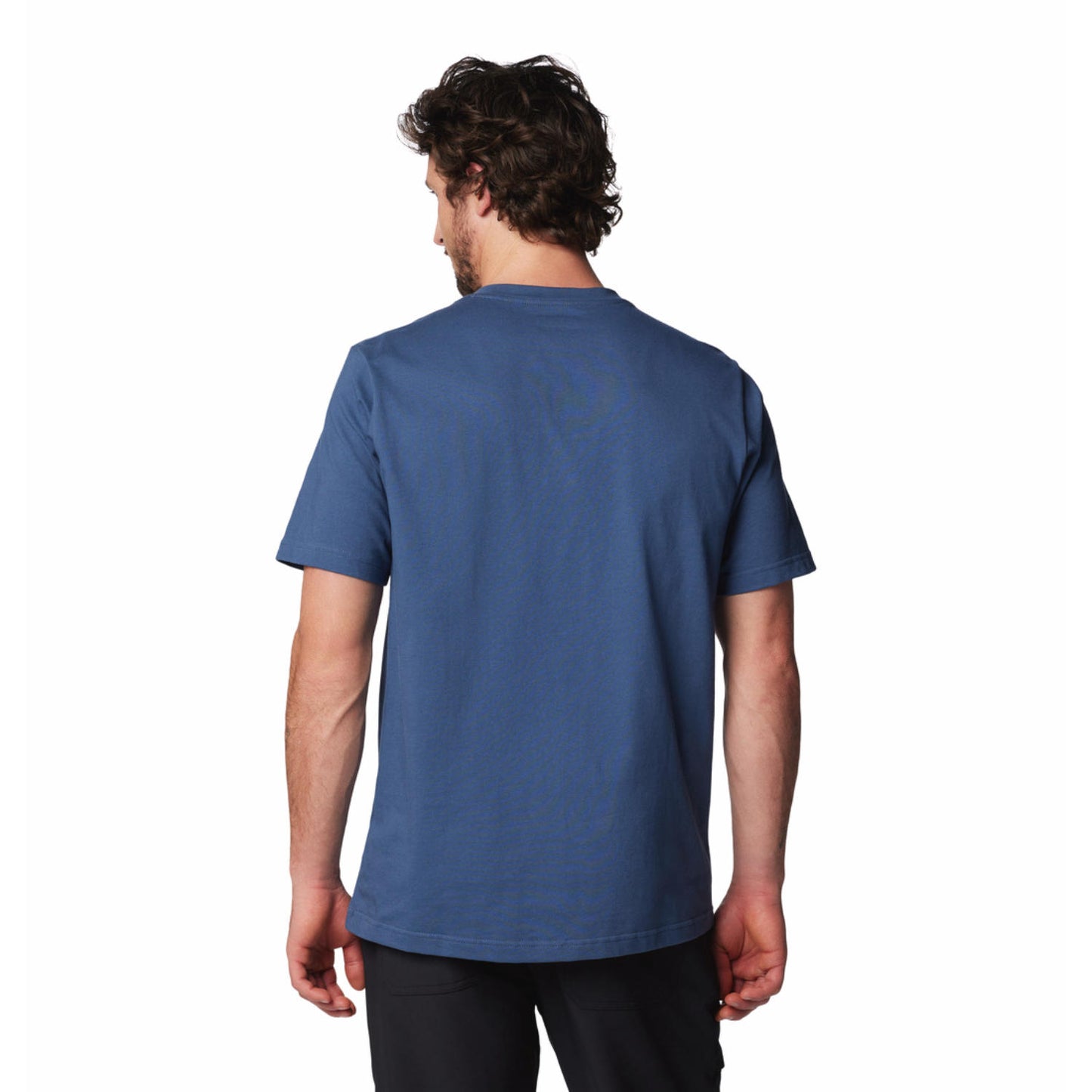 Columbia Mens Blue Landroamer Short Sleev Henley II Tshirt