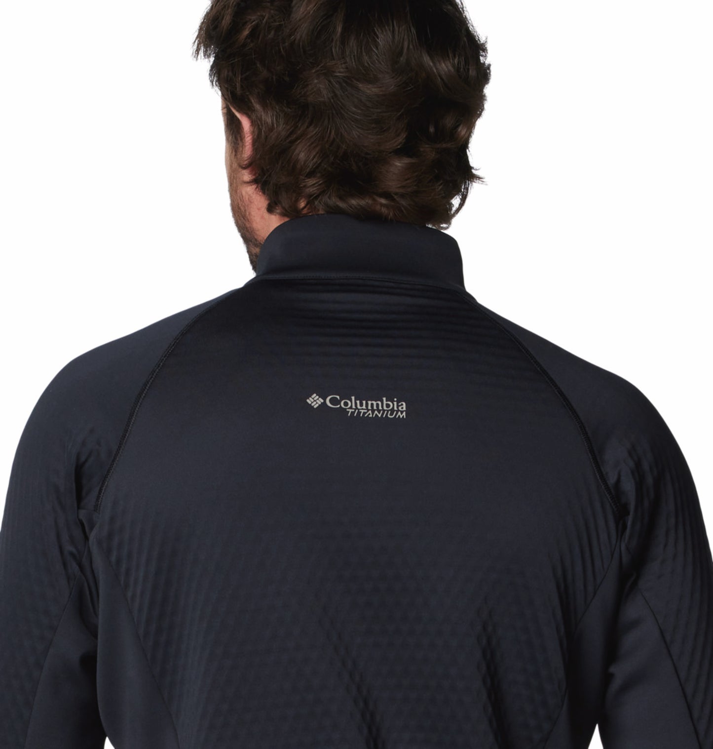 Columbia Men Black Omni-Wick Crystal Leaf Fleece Jacket