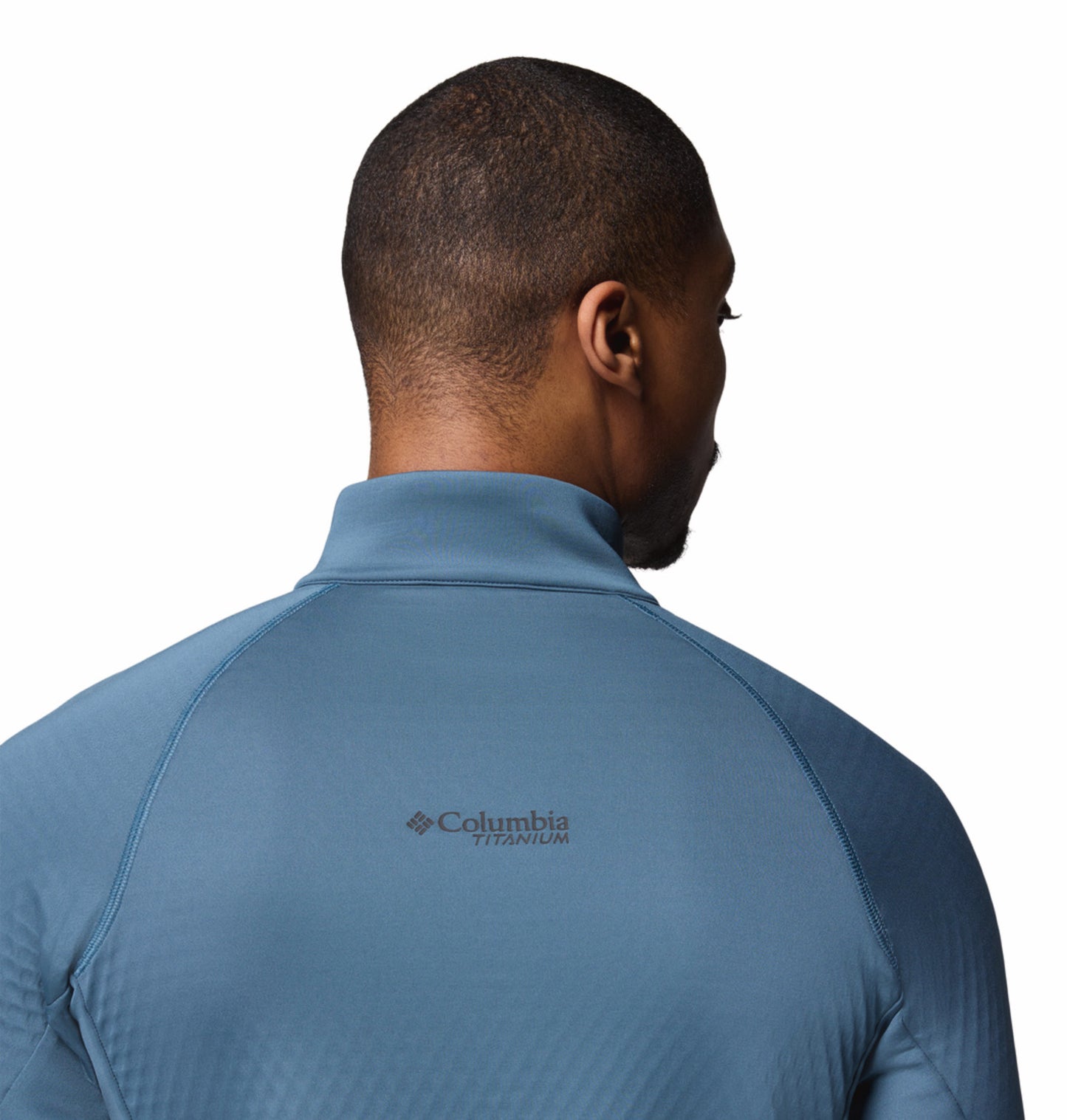 Columbia Men Blue Omni-Wick Crystal Leaf Fleece Jacket