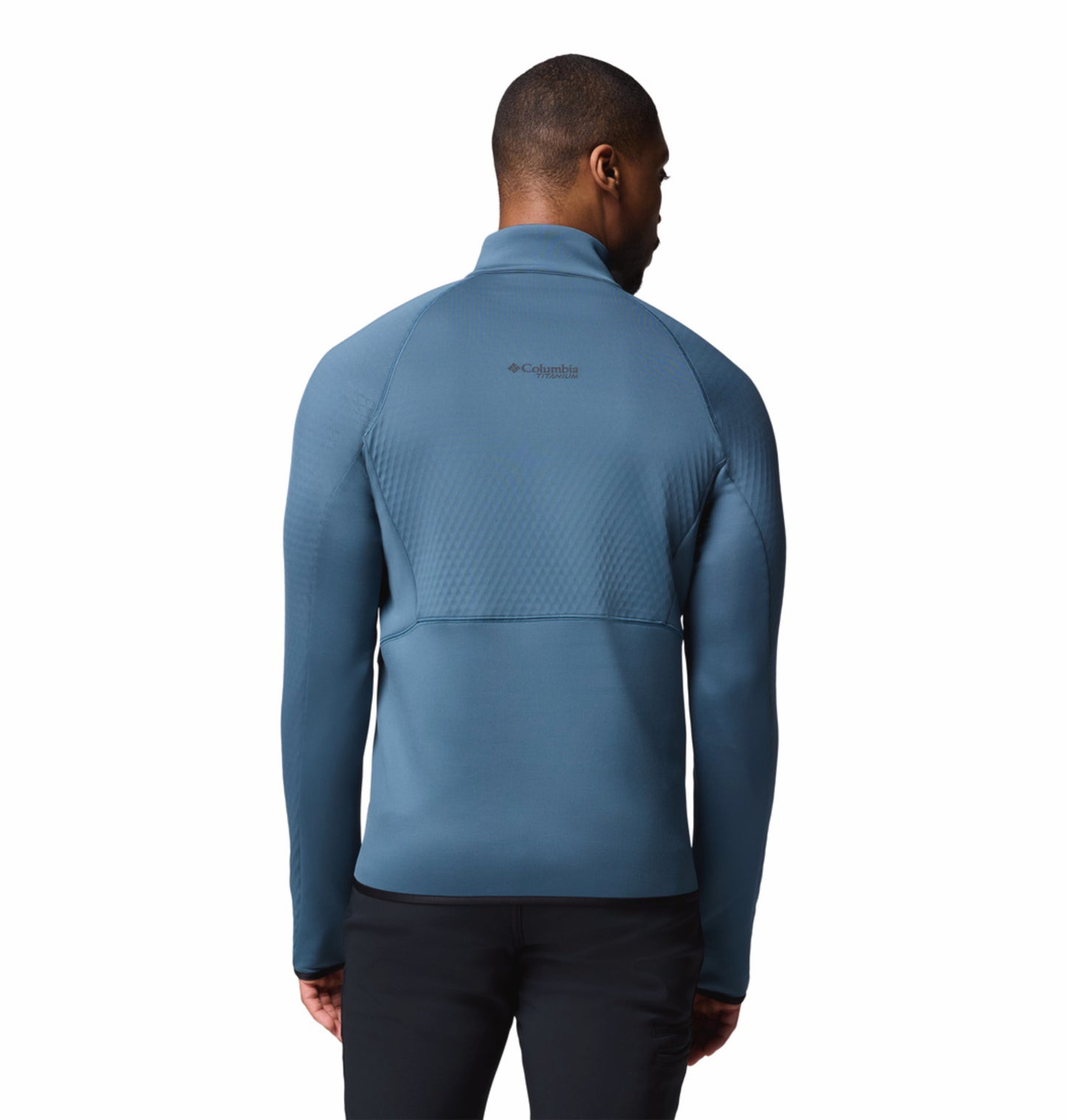 Columbia Men Blue Omni-Wick Crystal Leaf Fleece Jacket