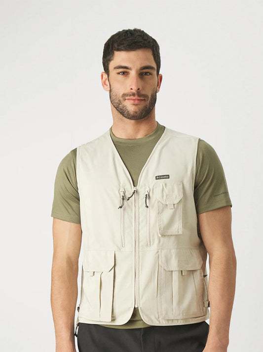 Columbia Men Brown Silver Ridge Utility Vest (Sun Protection)