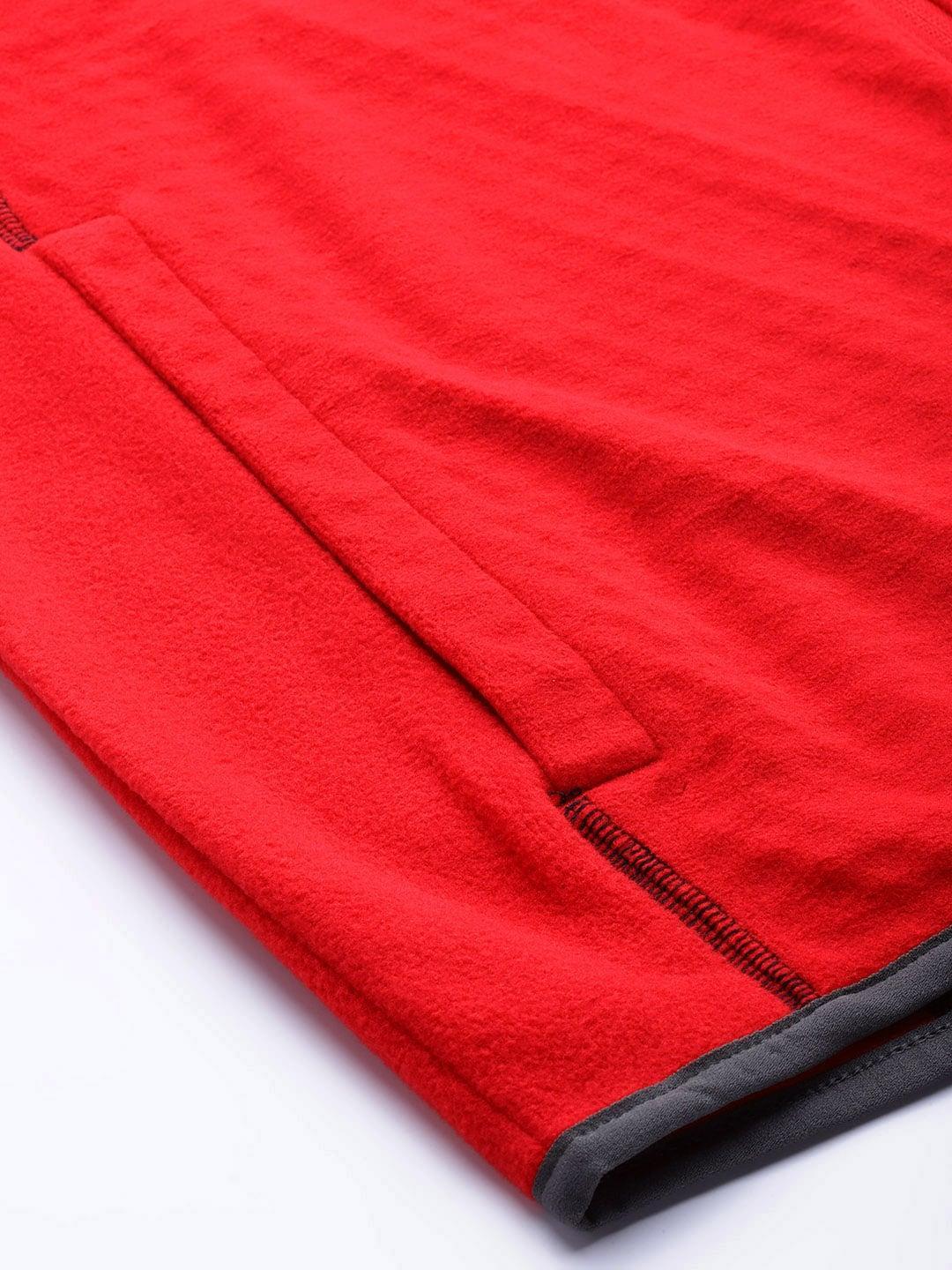 A Men Wearing Columbia Men Red M Outdoor Tracks Full Zip