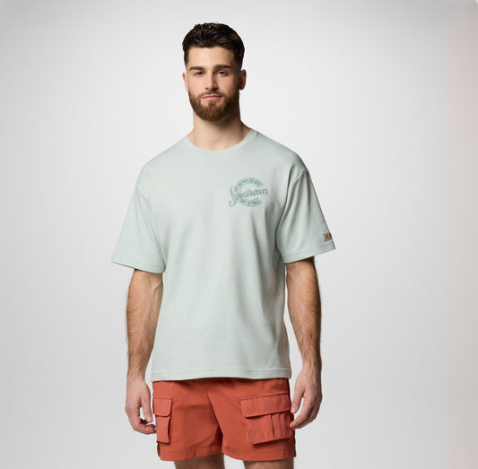 Columbia Mens Green UPF 50 CSC Heritage Graphic Tshirt