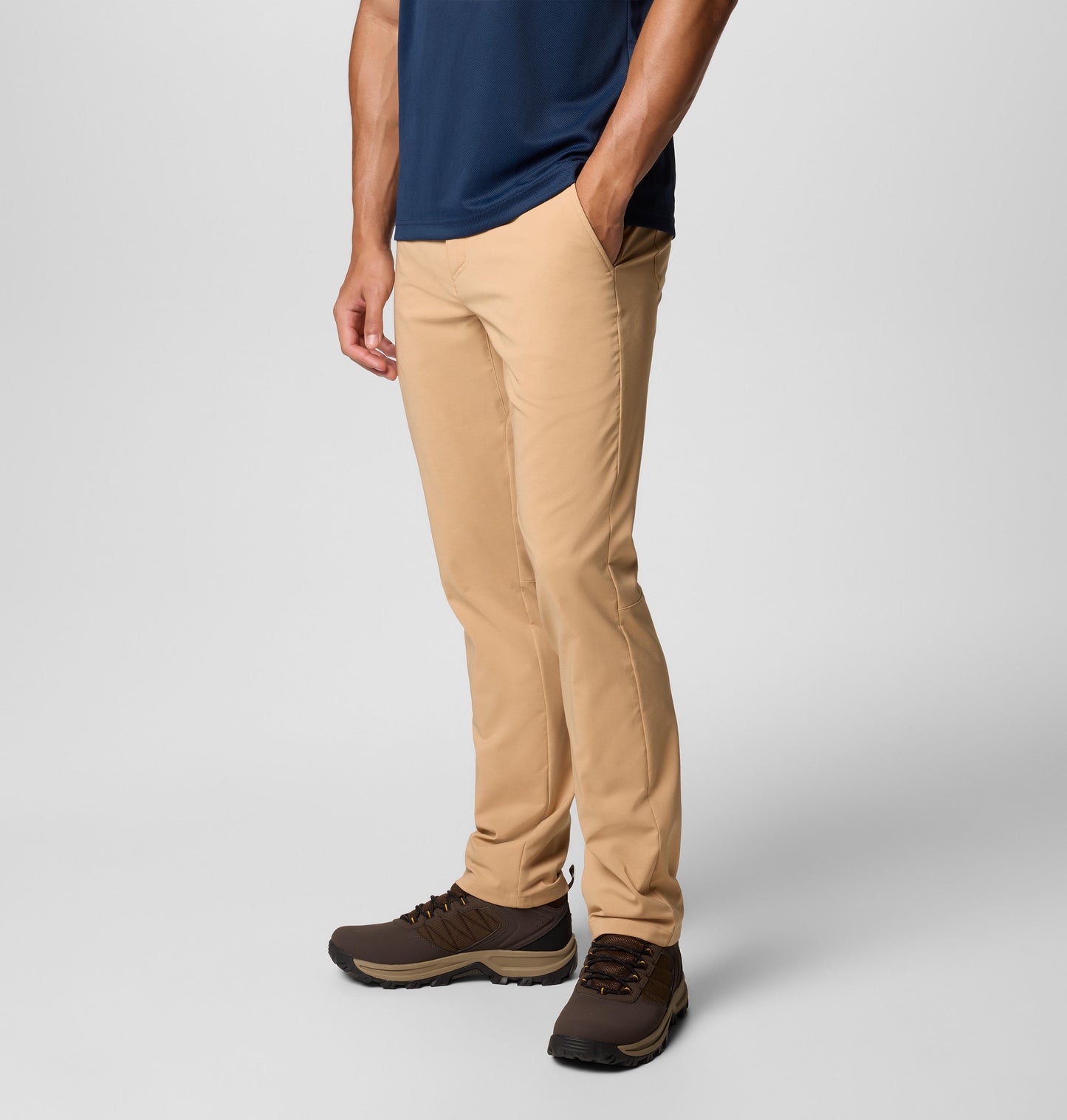 Columbia Mens Yellow Omni-Shield Sage Peak Chino Pant