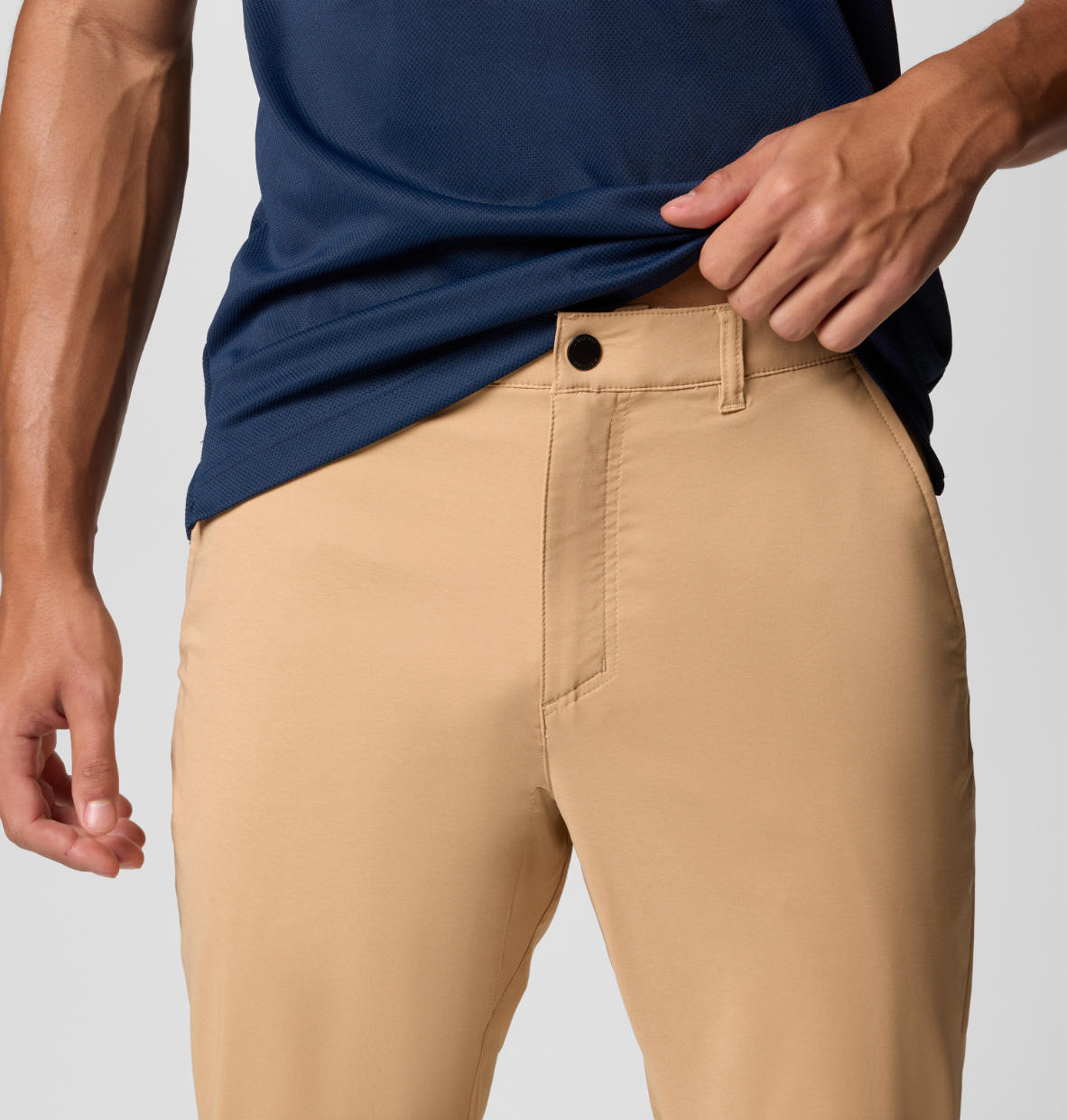 Columbia Mens Yellow Omni-Shield Sage Peak Chino Pant