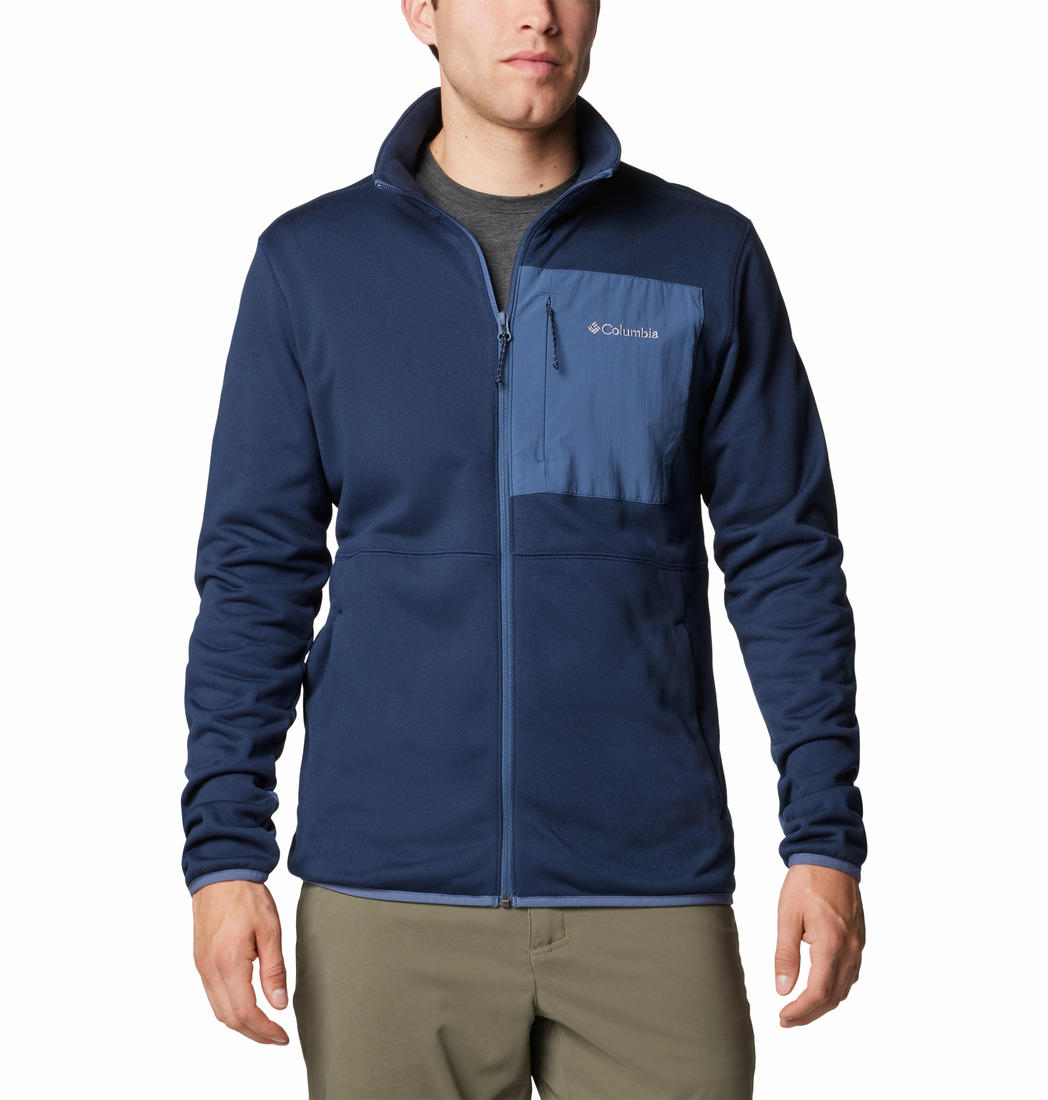 Columbia Mens Blue Hike Full Zip II Jacket