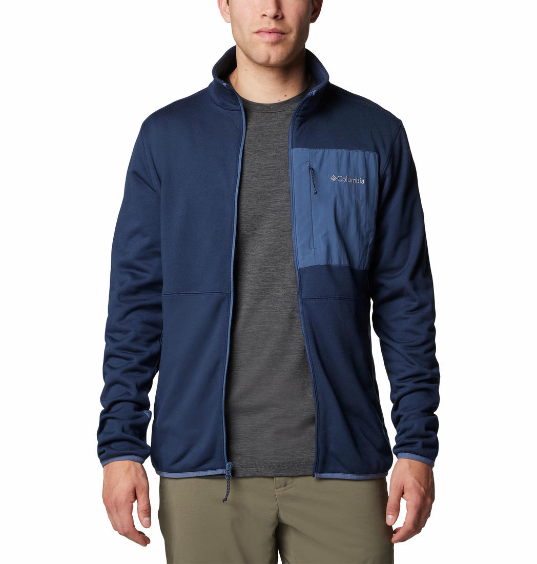 Columbia Mens Blue Hike Full Zip II Jacket