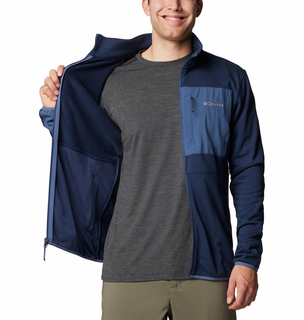 Columbia Mens Blue Hike Full Zip II Jacket