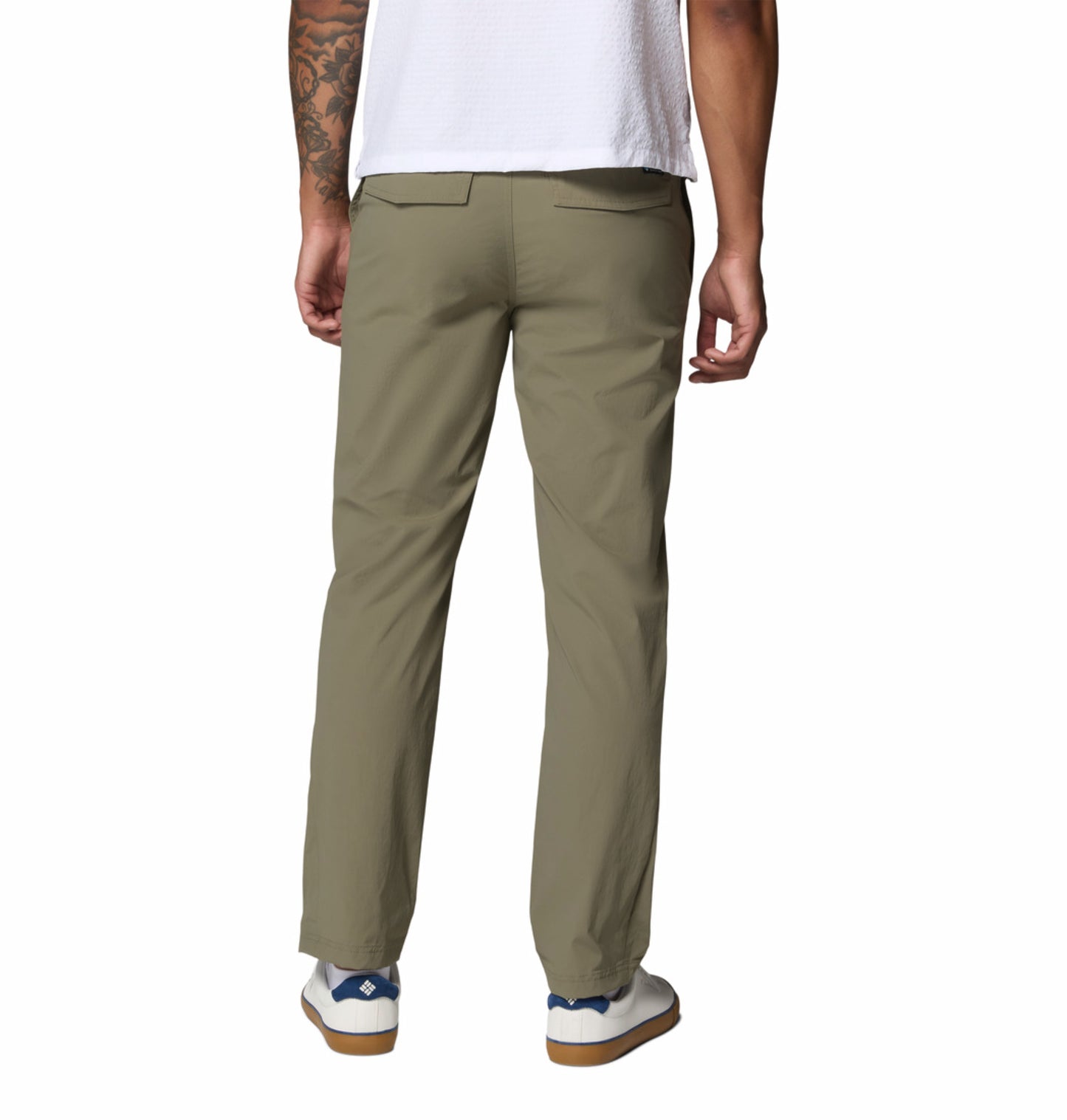 Columbia Men's Olive Green Omni-Freeze ROC Lite Chino Pant for Active Wear