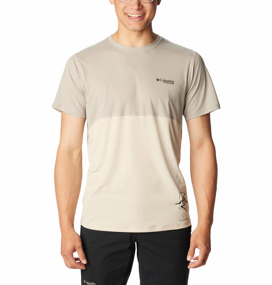 Columbia Men Grey Columbia Men Cirque River Graphic Short Sleeve T-Shirt
