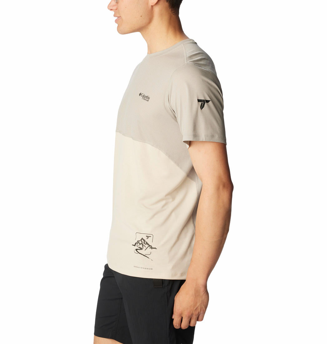 Columbia Men Grey Columbia Men Cirque River Graphic Short Sleeve T-Shirt
