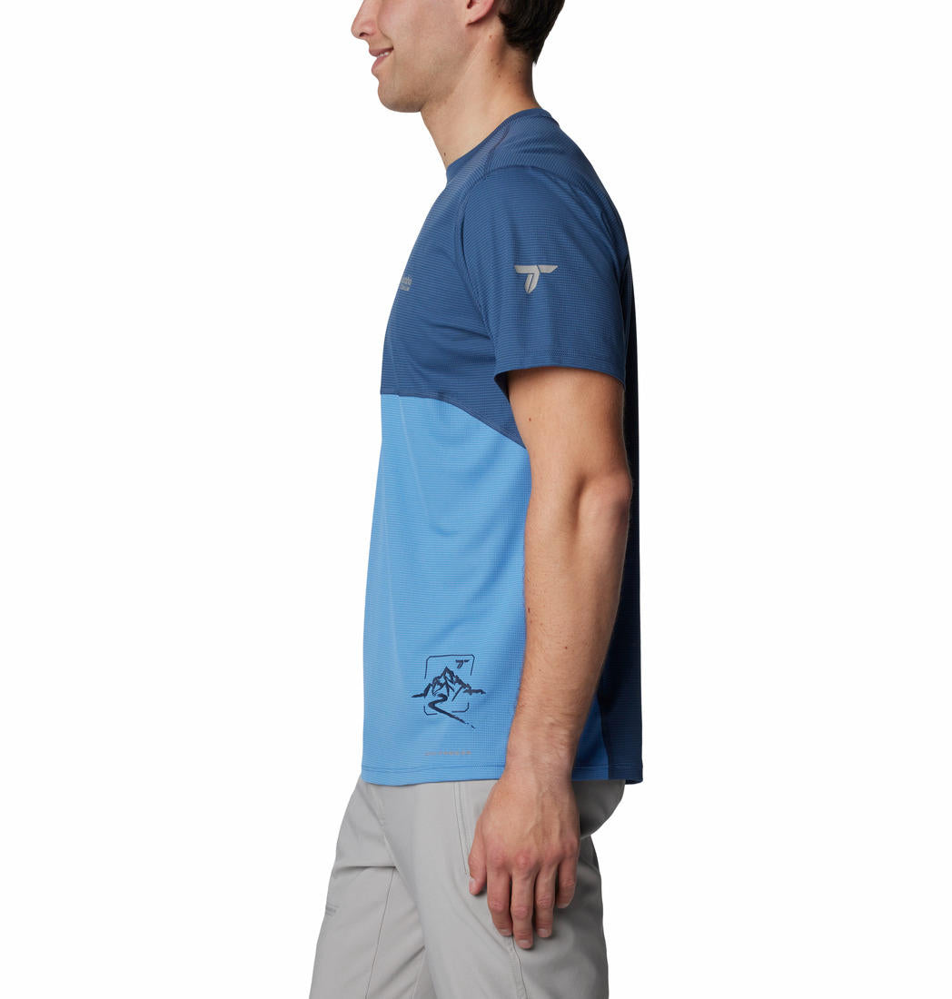 Columbia Men Navy Blue Columbia Men Cirque River Graphic Short Sleeve T-Shirt