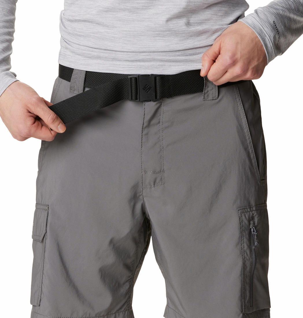 Columbia Men Grey Silver Ridge Utility Cargo Short