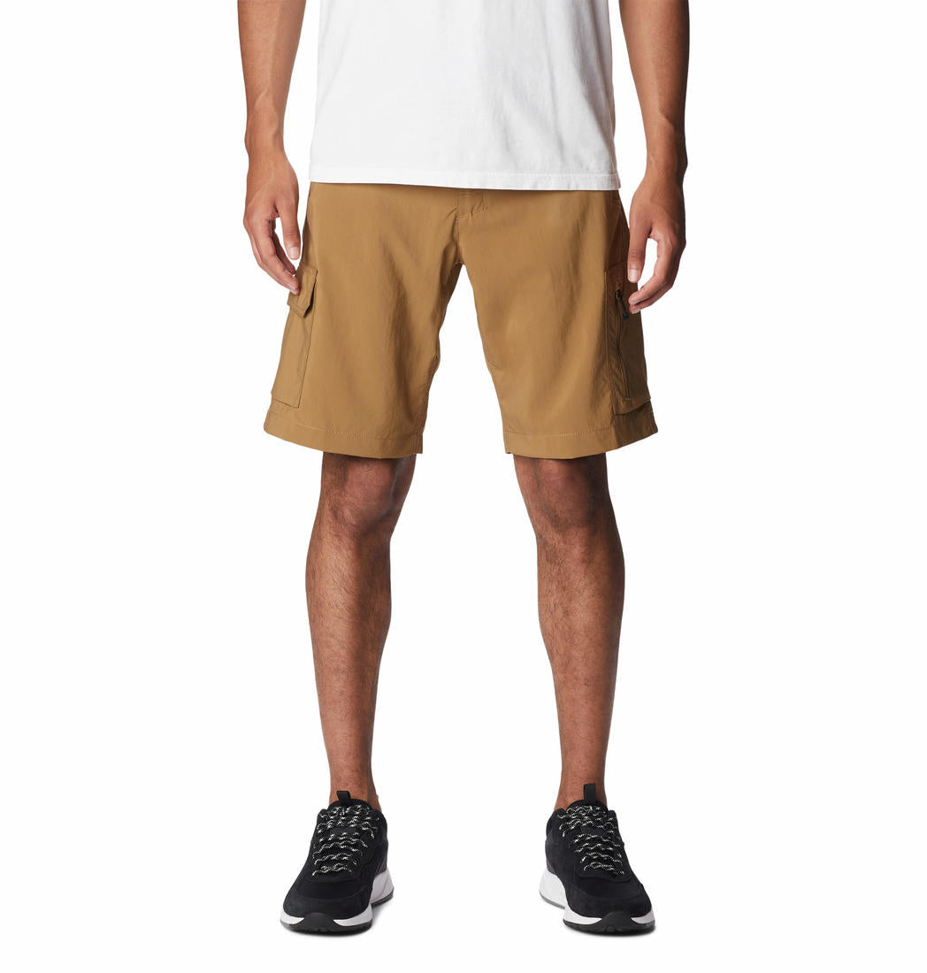 Columbia Men Brown Silver Ridge Utility Cargo Short (Sun Protection)