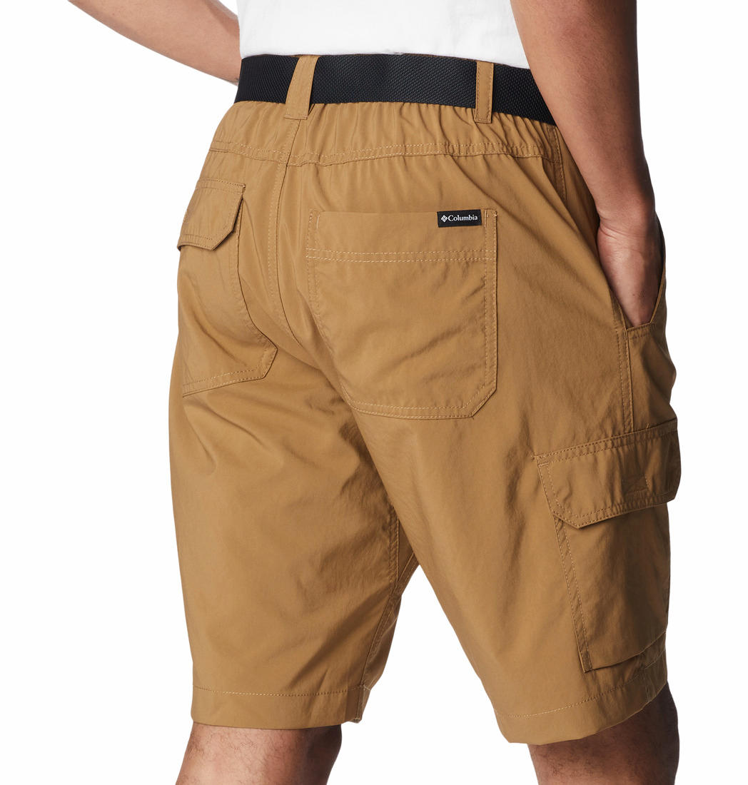 Columbia Men Brown Silver Ridge Utility Cargo Short (Sun Protection)