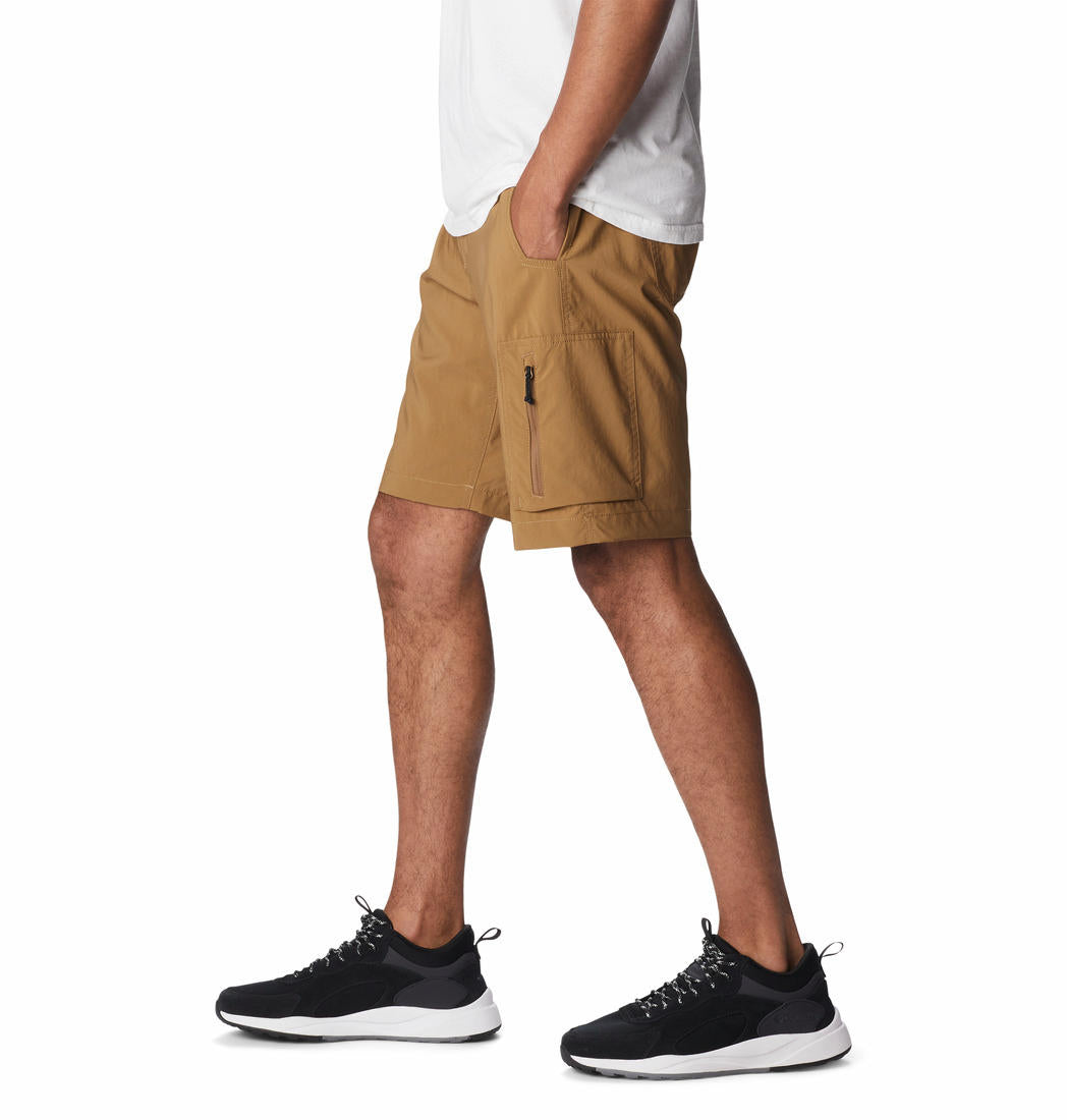 Columbia Men Brown Silver Ridge Utility Cargo Short (Sun Protection)