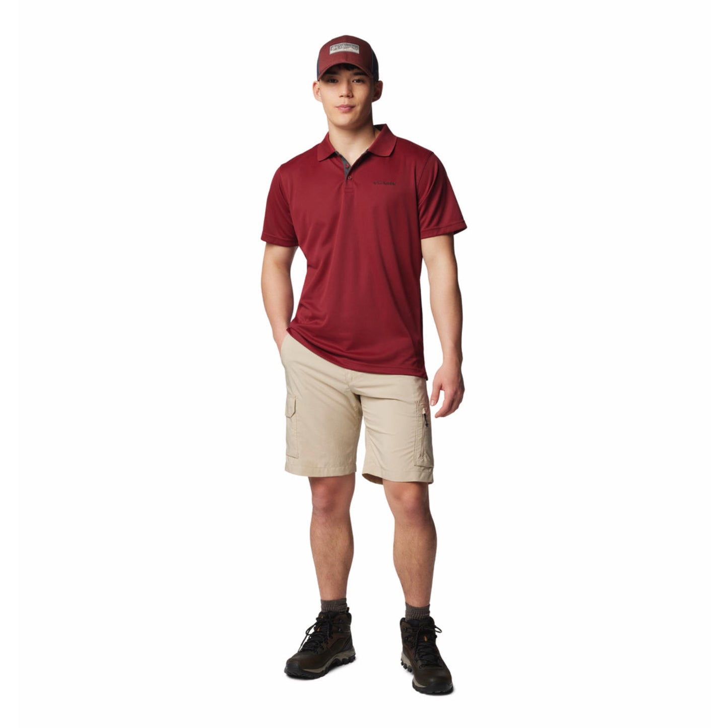 Columbia Mens Brown Silver Ridge Utility Cargo Short