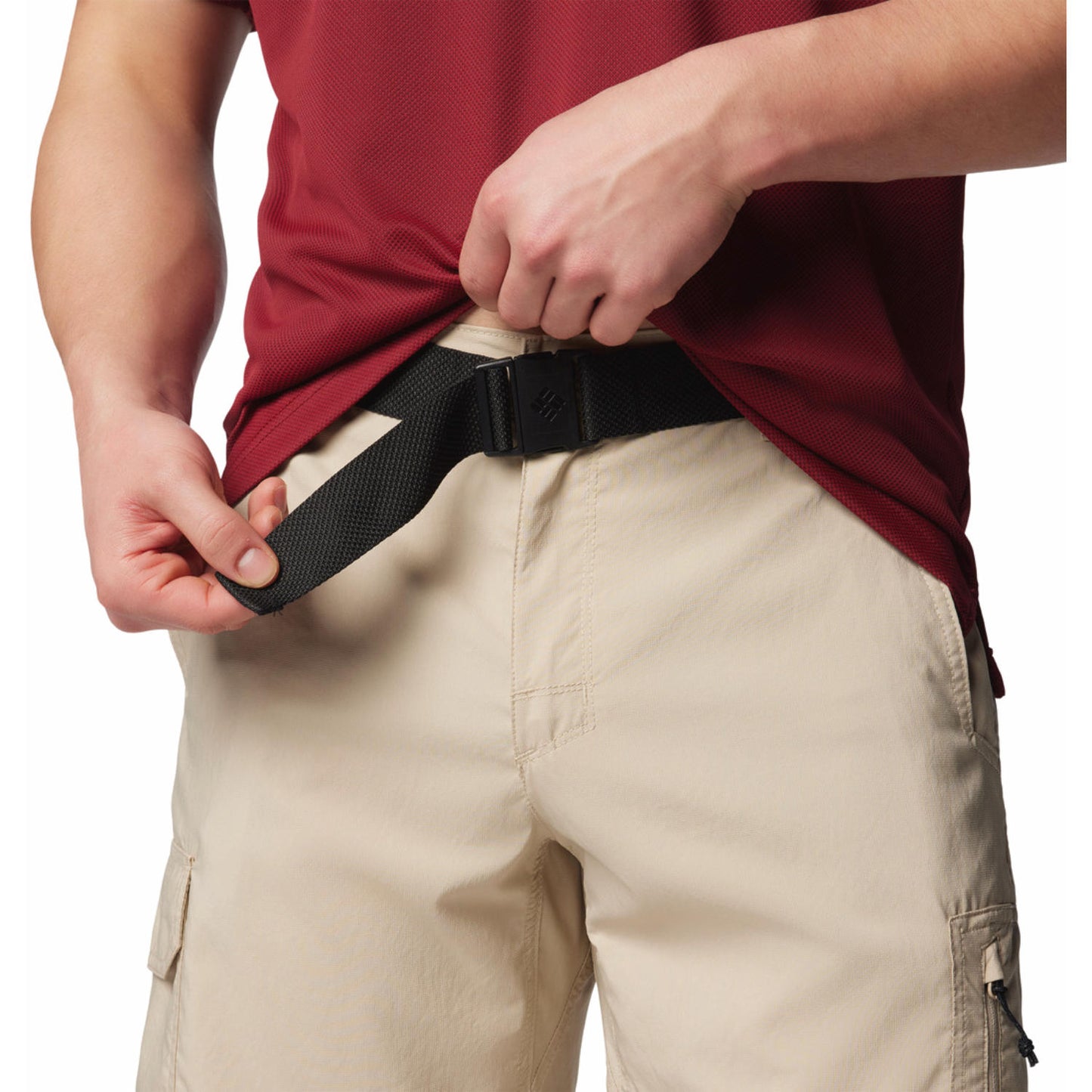 Columbia Mens Brown Silver Ridge Utility Cargo Short