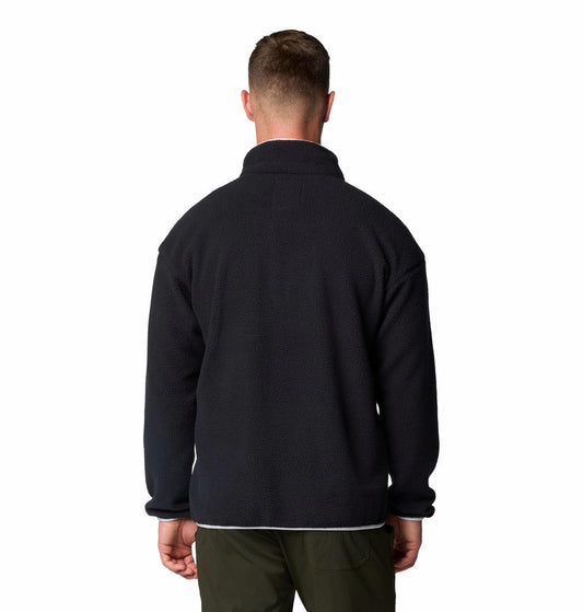 Columbia Mens Black Helvetia II Half Snap Fleece Jacket