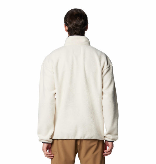 Columbia Mens White Helvetia II Half Snap Fleece Jacket