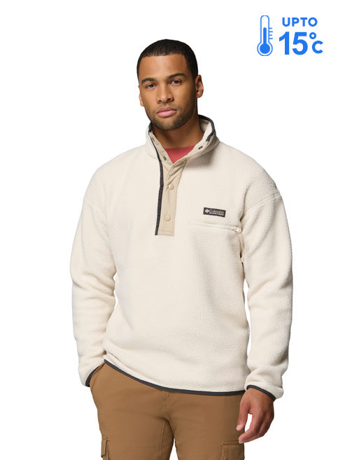 Columbia Men Beige Helvetia II Pullover
