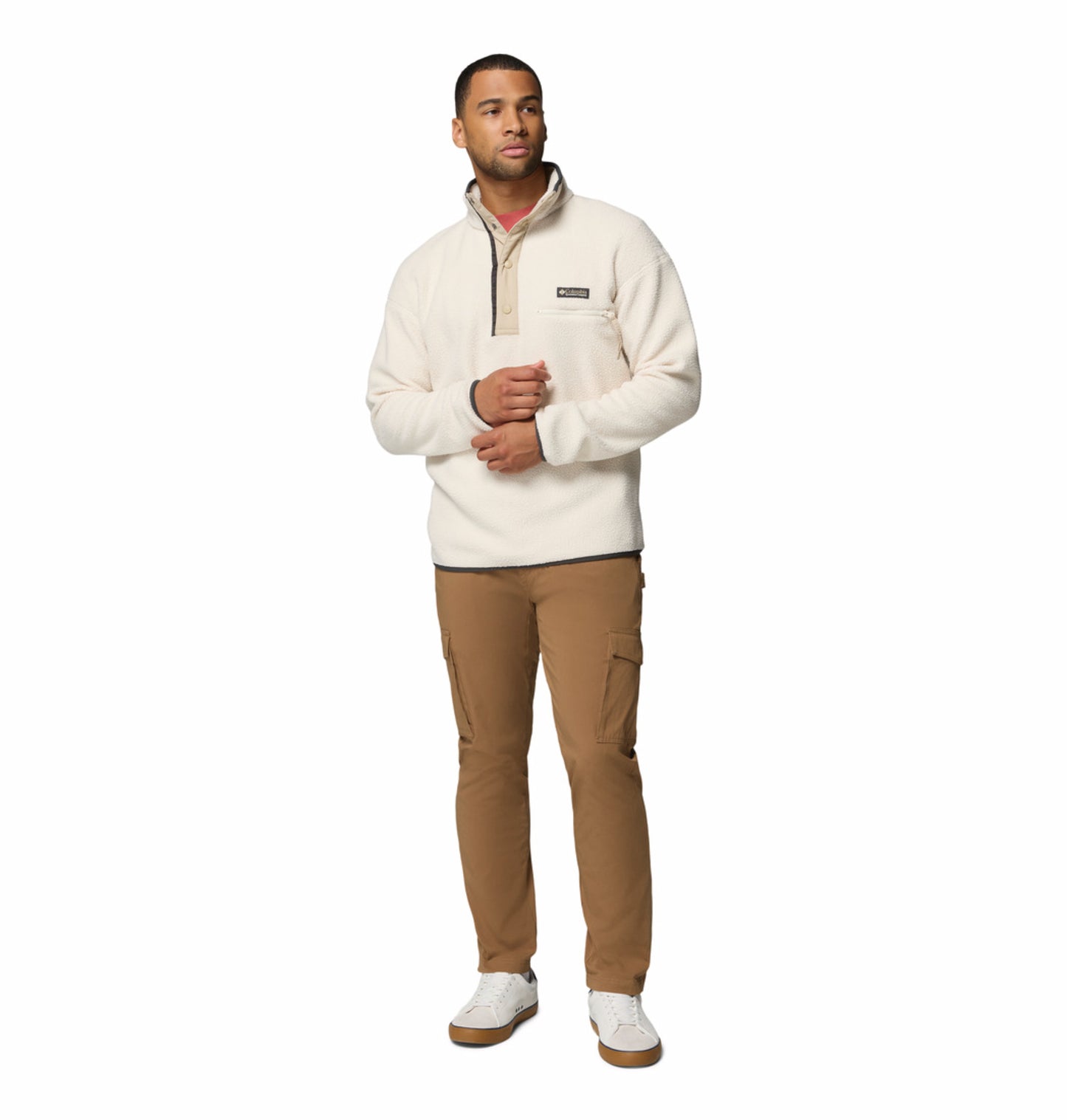 Columbia Men Beige Helvetia II Pullover