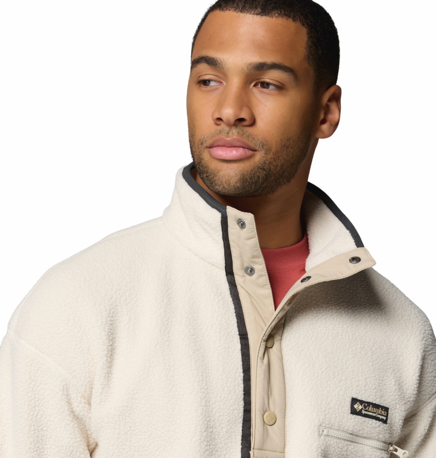 Columbia Men Beige Helvetia II Pullover