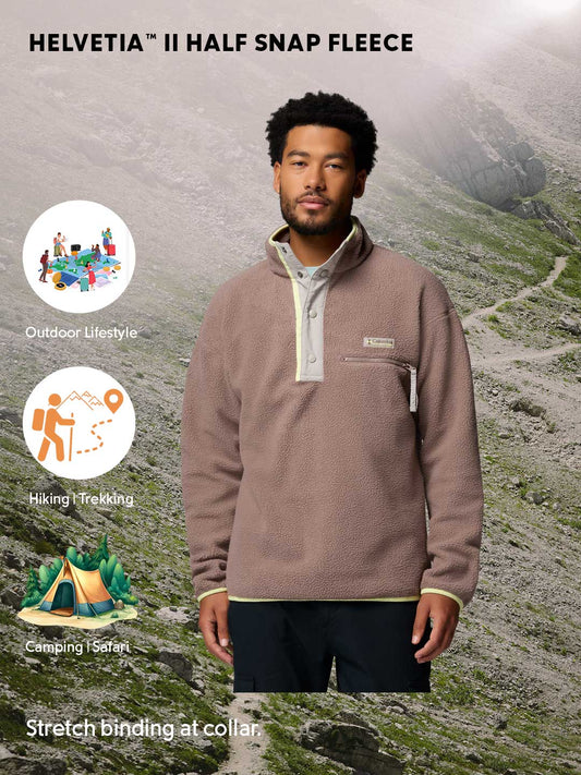 Columbia Men Brown Helvetia II Pullover