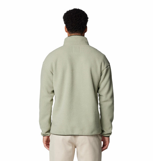 Columbia Mens Green Helvetia II Half Snap Fleece Jacket