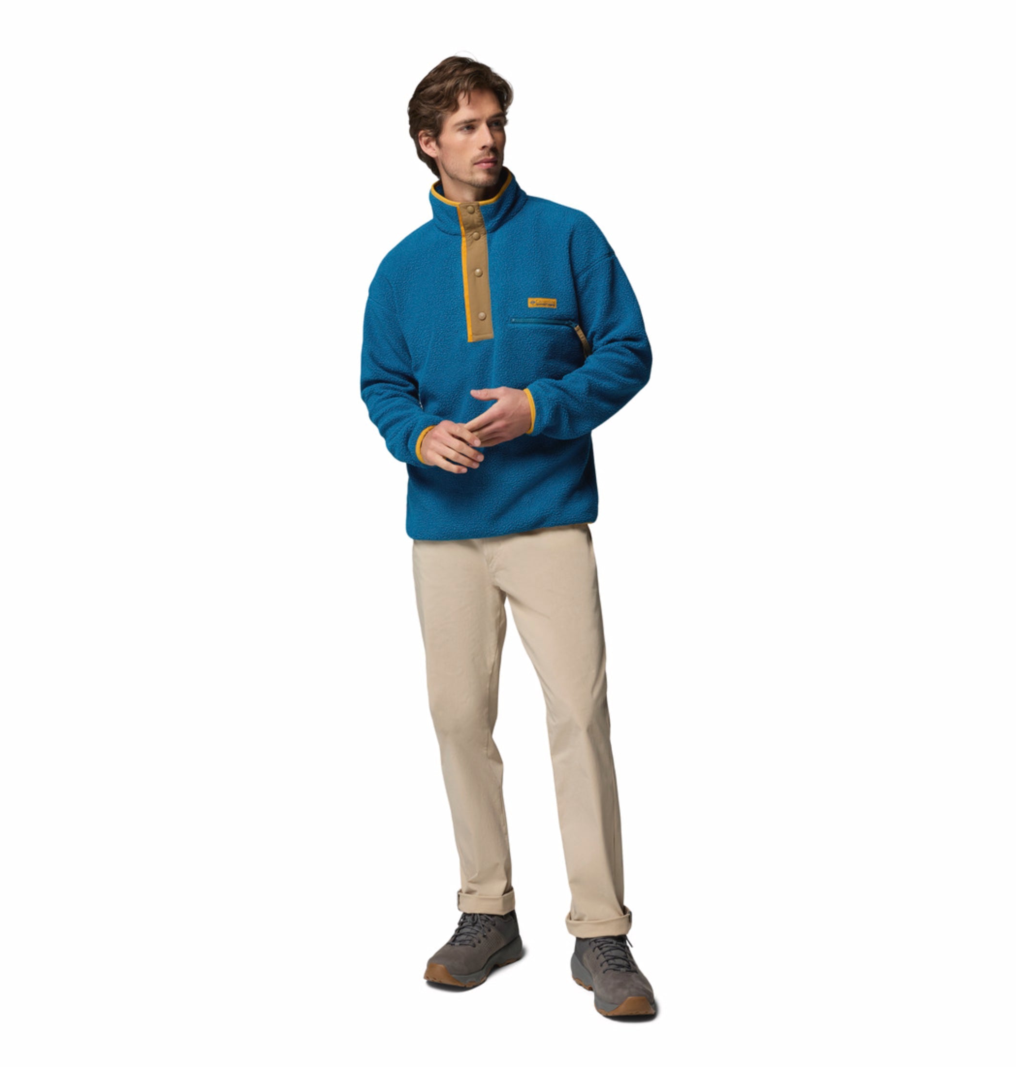 men blue helvetia ii pullover