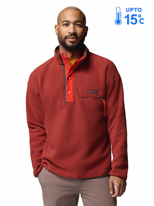 Columbia Men Red Helvetia II Pullover
