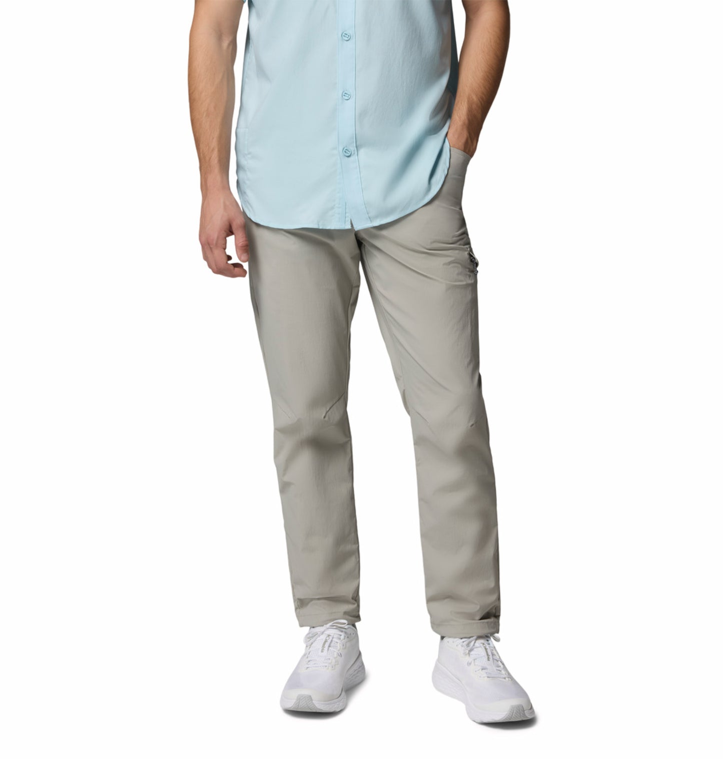 Columbia Men's Light Grey Omni-Freeze Sharpe Canyon Cooling Pants