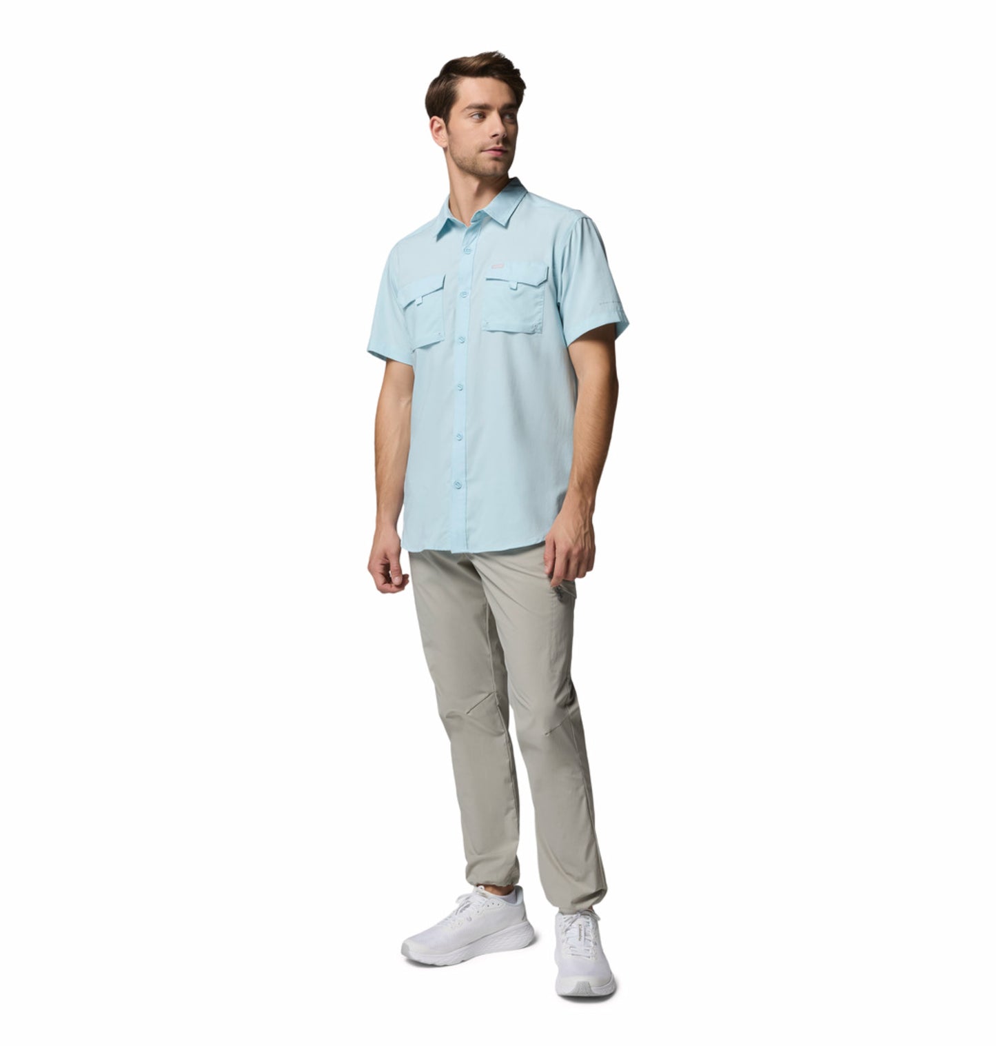 Columbia Men's Light Grey Omni-Freeze Sharpe Canyon Cooling Pants