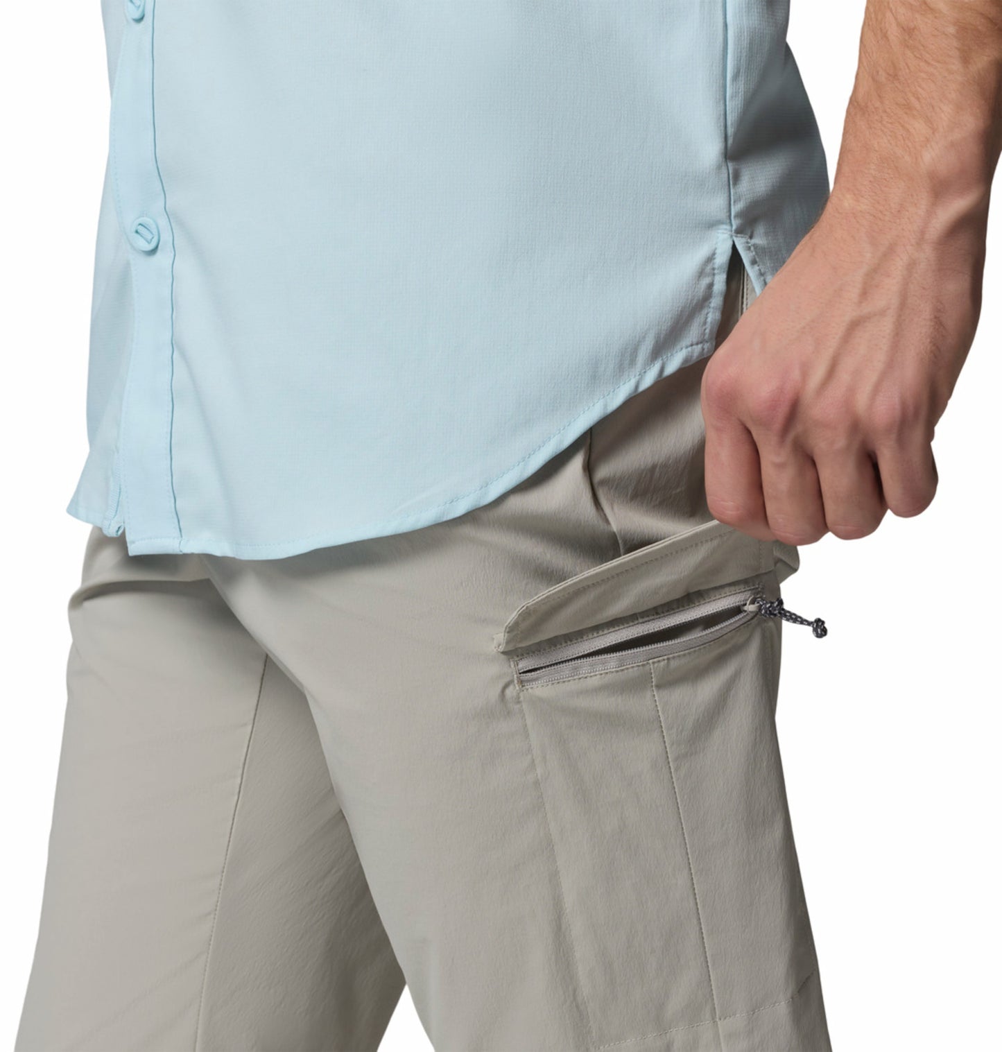 Columbia Men's Light Grey Omni-Freeze Sharpe Canyon Cooling Pants