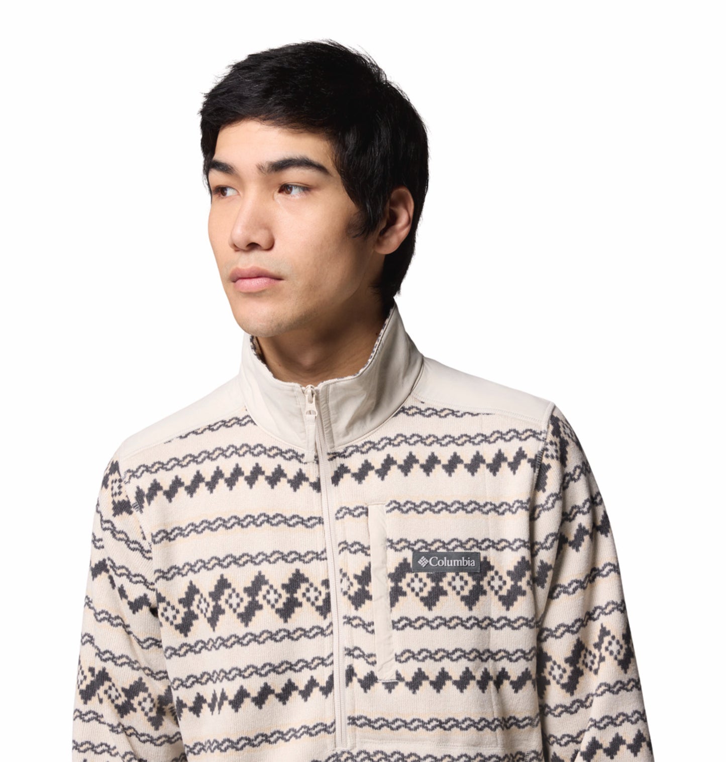 Columbia Men Beige Sweater Weather Pullover