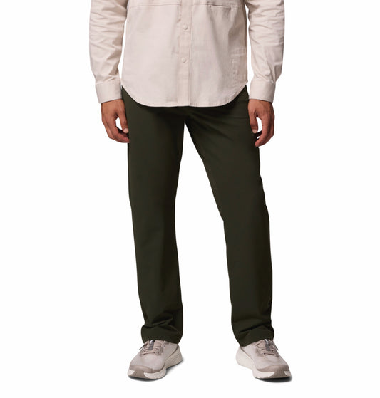 Columbia Men Green Omni-Shield Roc Tech 5 Pocket Pant