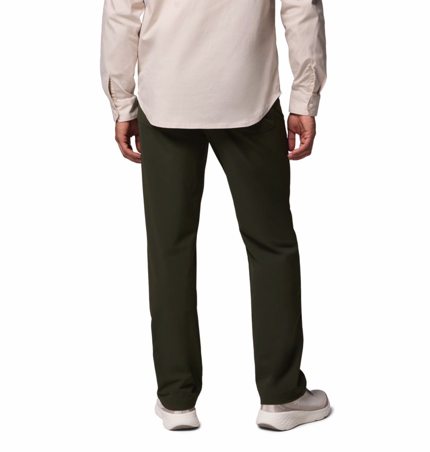Columbia Men Green Omni-Shield Roc Tech 5 Pocket Pant