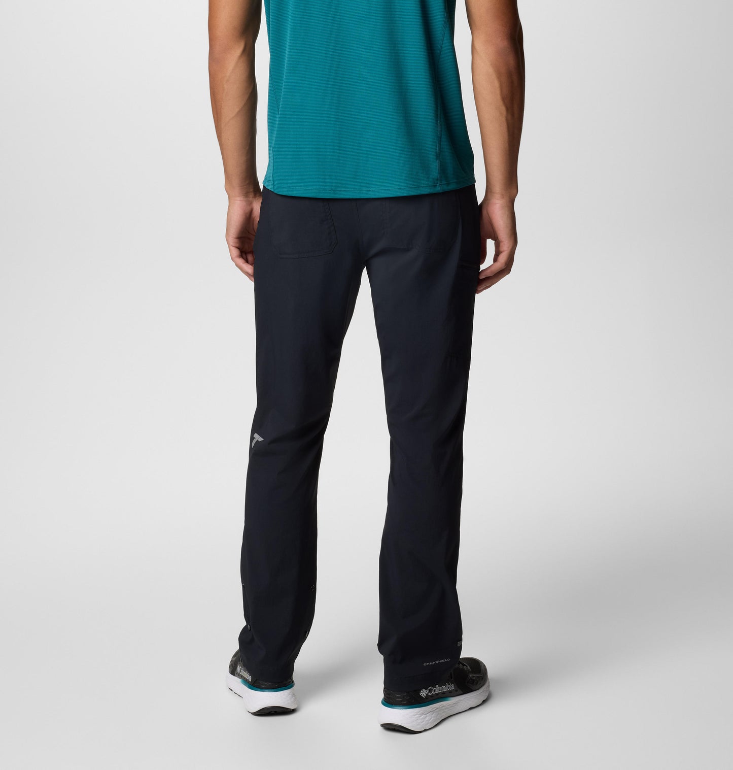 Columbia Mens Black Omni-Shield Wanoga Lightweight Pant