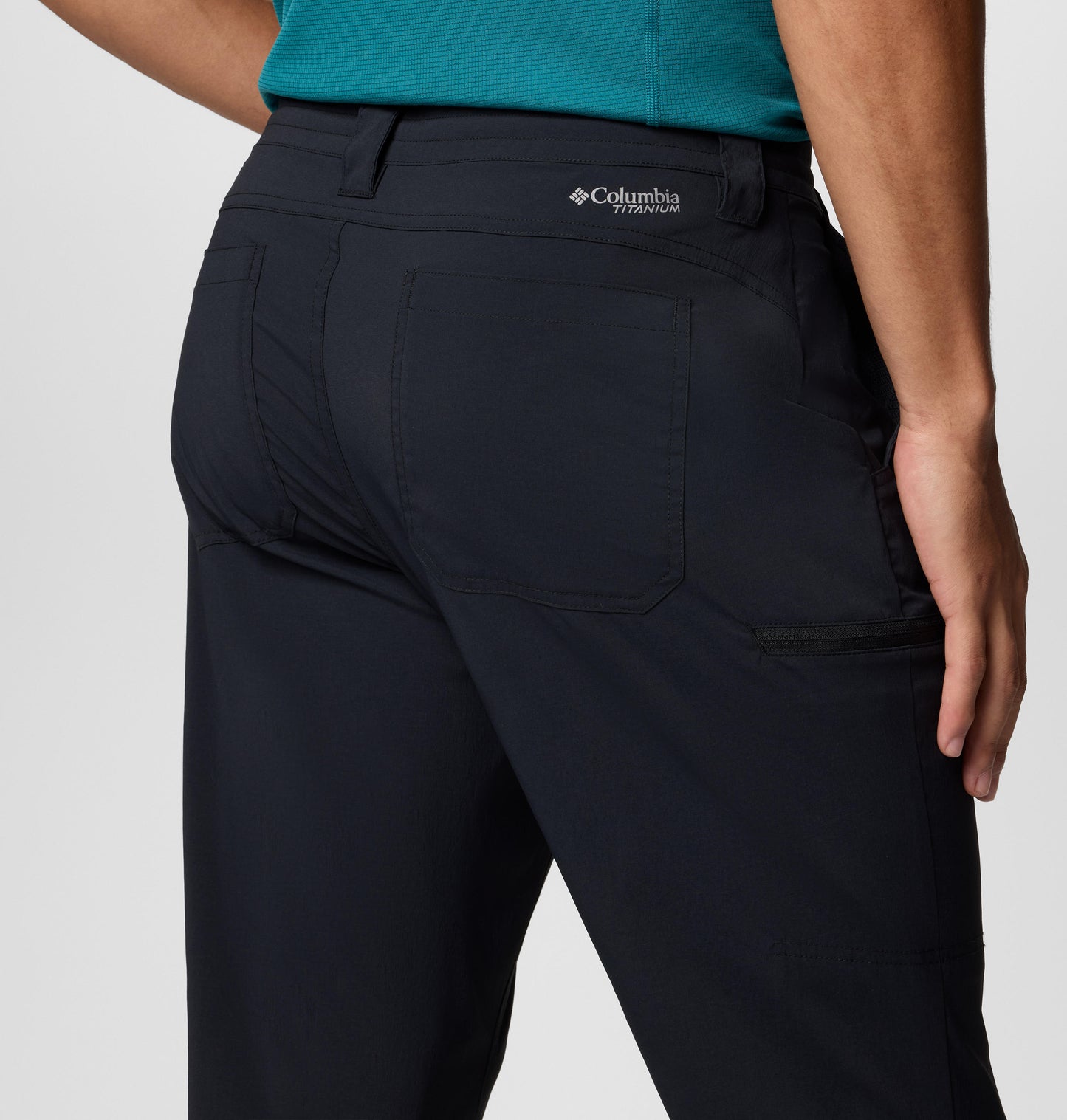 Columbia Mens Black Omni-Shield Wanoga Lightweight Pant