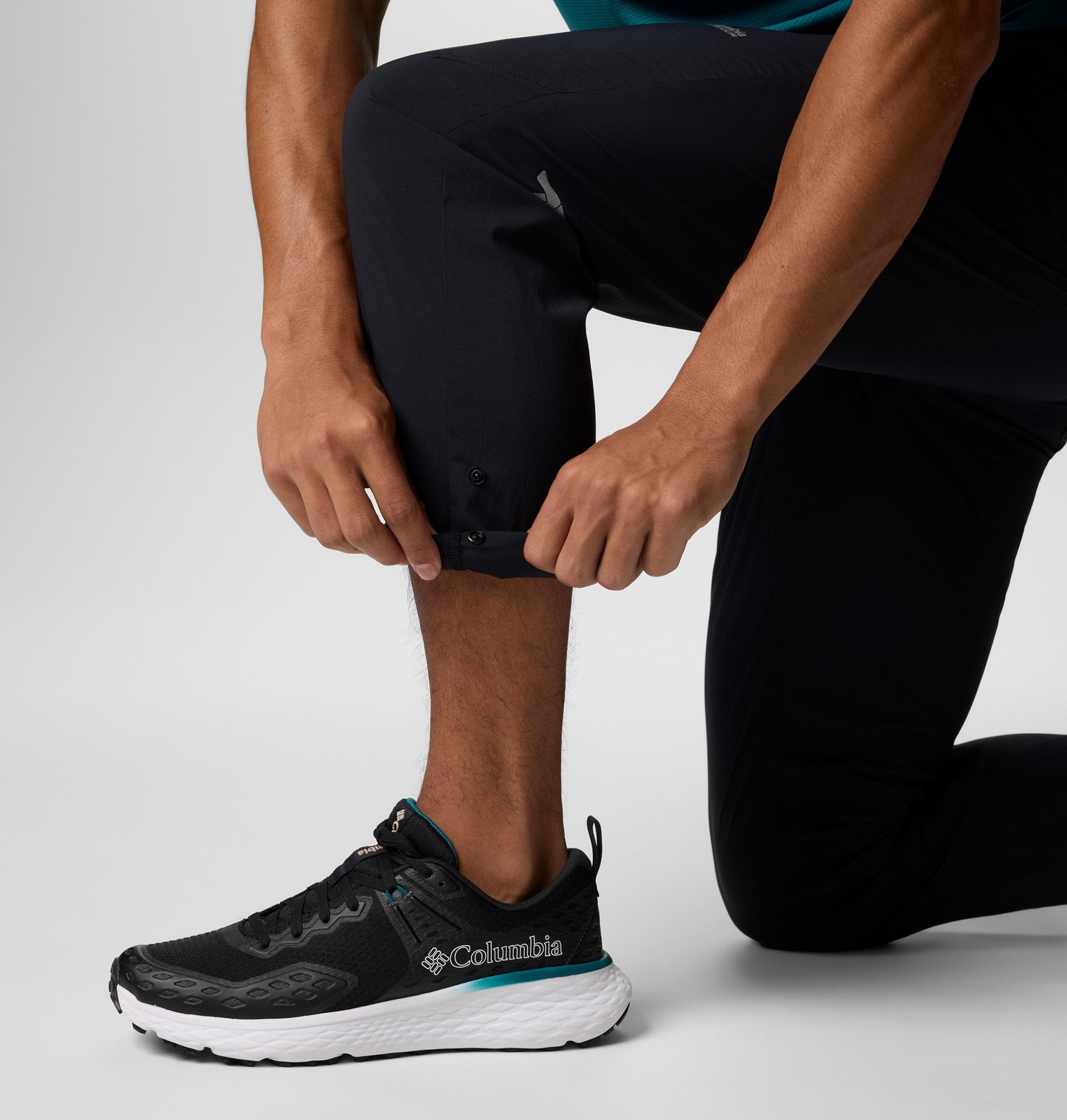 Columbia Mens Black Omni-Shield Wanoga Lightweight Pant