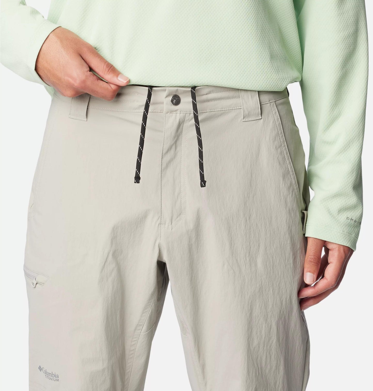 Columbia Mens Grey Omni-Shield Wanoga Lightweight Pant