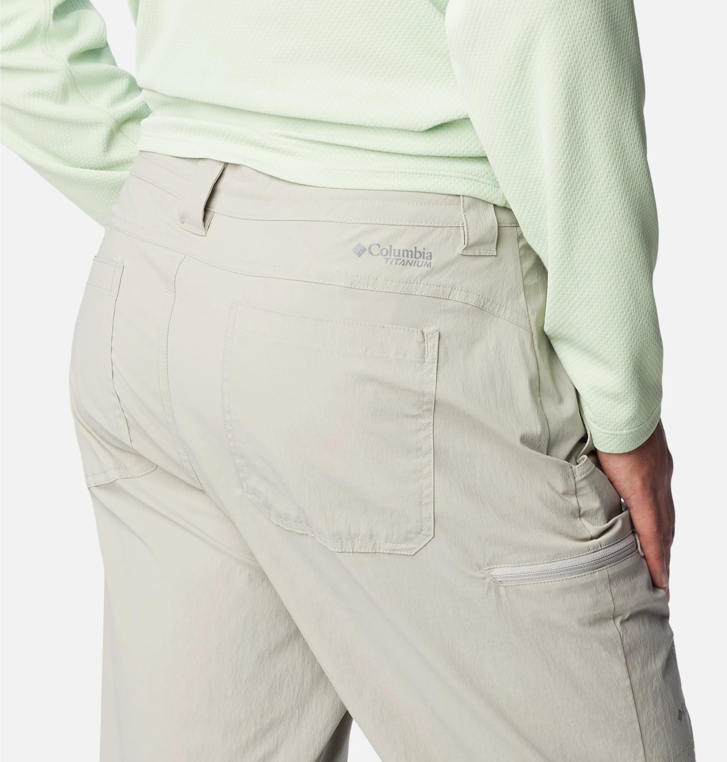 Columbia Mens Grey Omni-Shield Wanoga Lightweight Pant