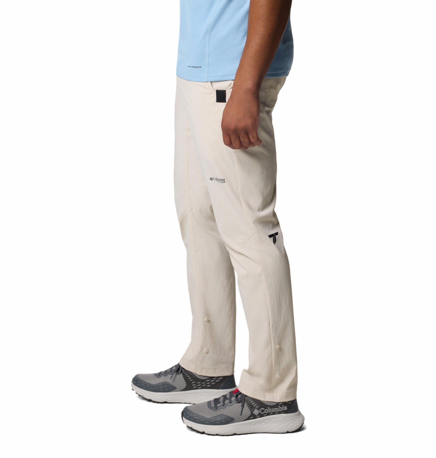 Columbia Mens Beige Omni-Shield Wanoga Lightweight Pant