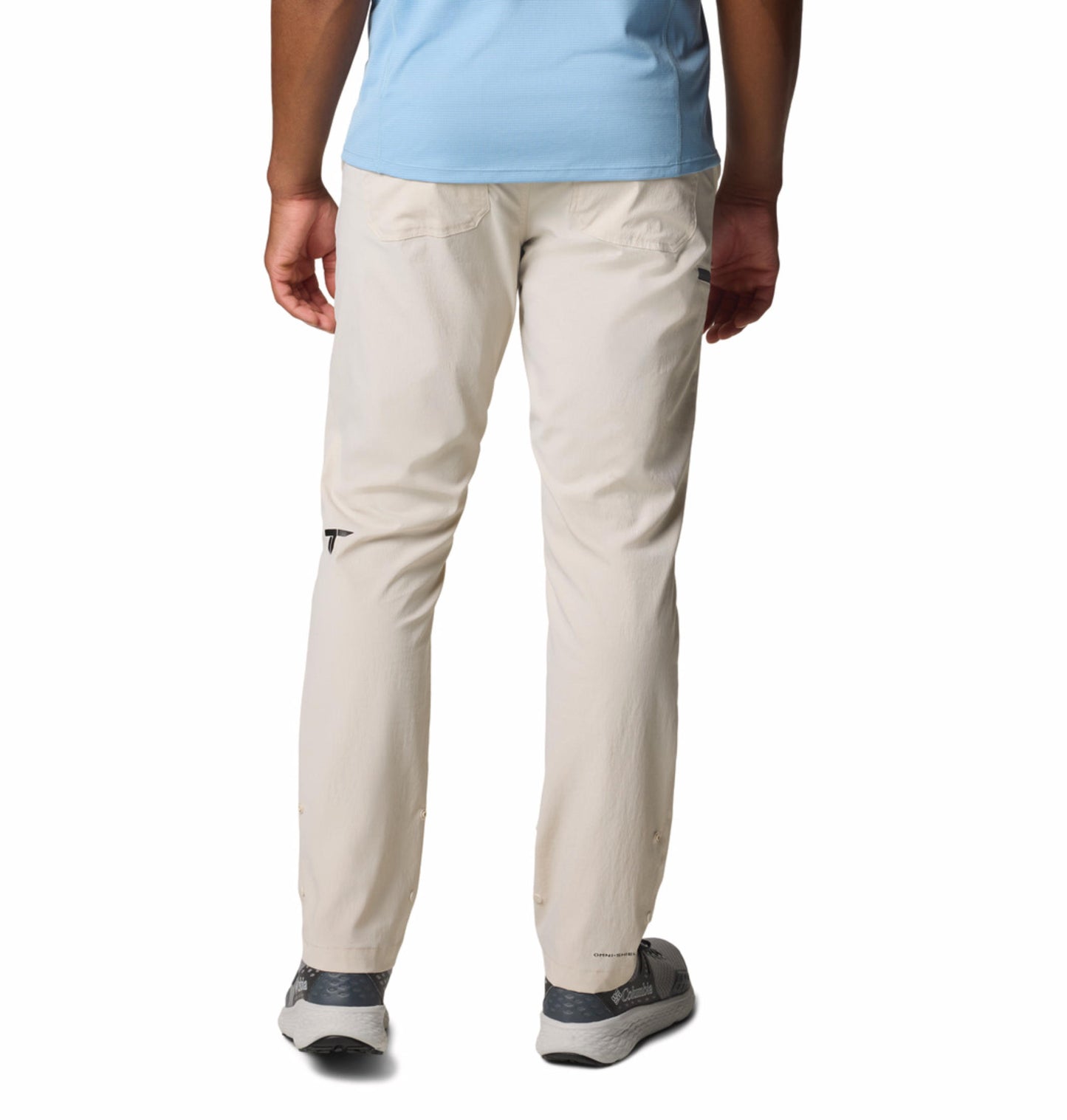 Columbia Mens Beige Omni-Shield Wanoga Lightweight Pant