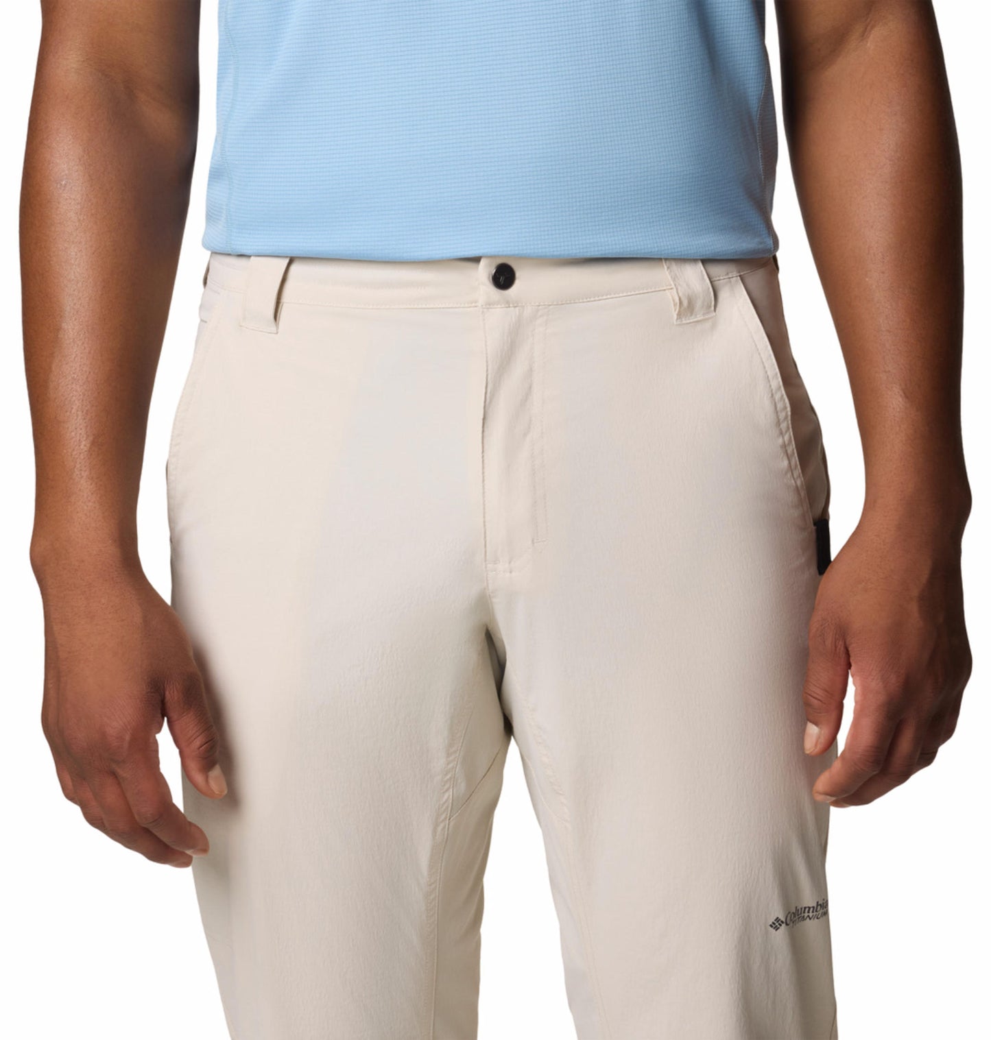 Columbia Mens Beige Omni-Shield Wanoga Lightweight Pant