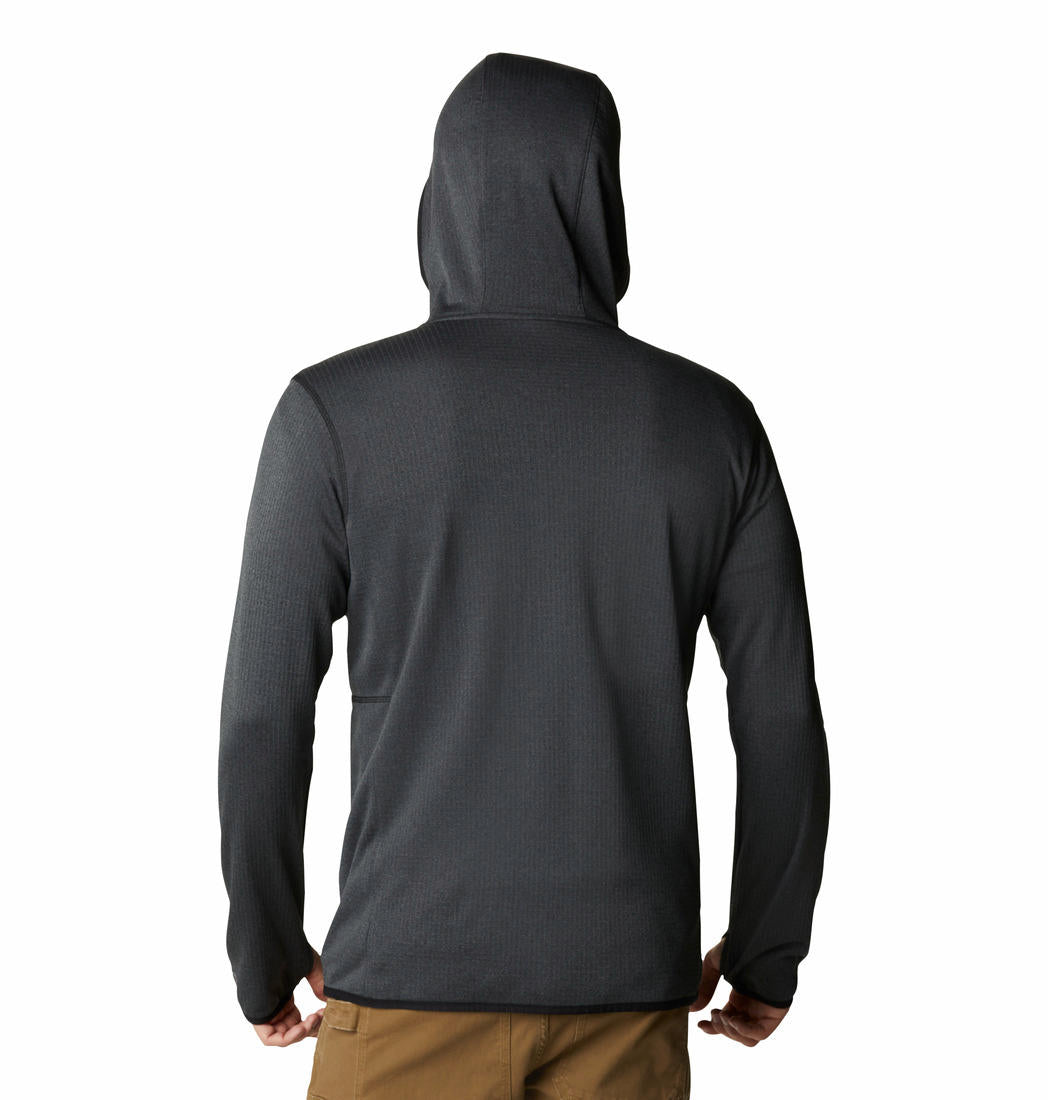 Columbia Men Black Park View Fleece Full Zip Hoodie Fleece Top