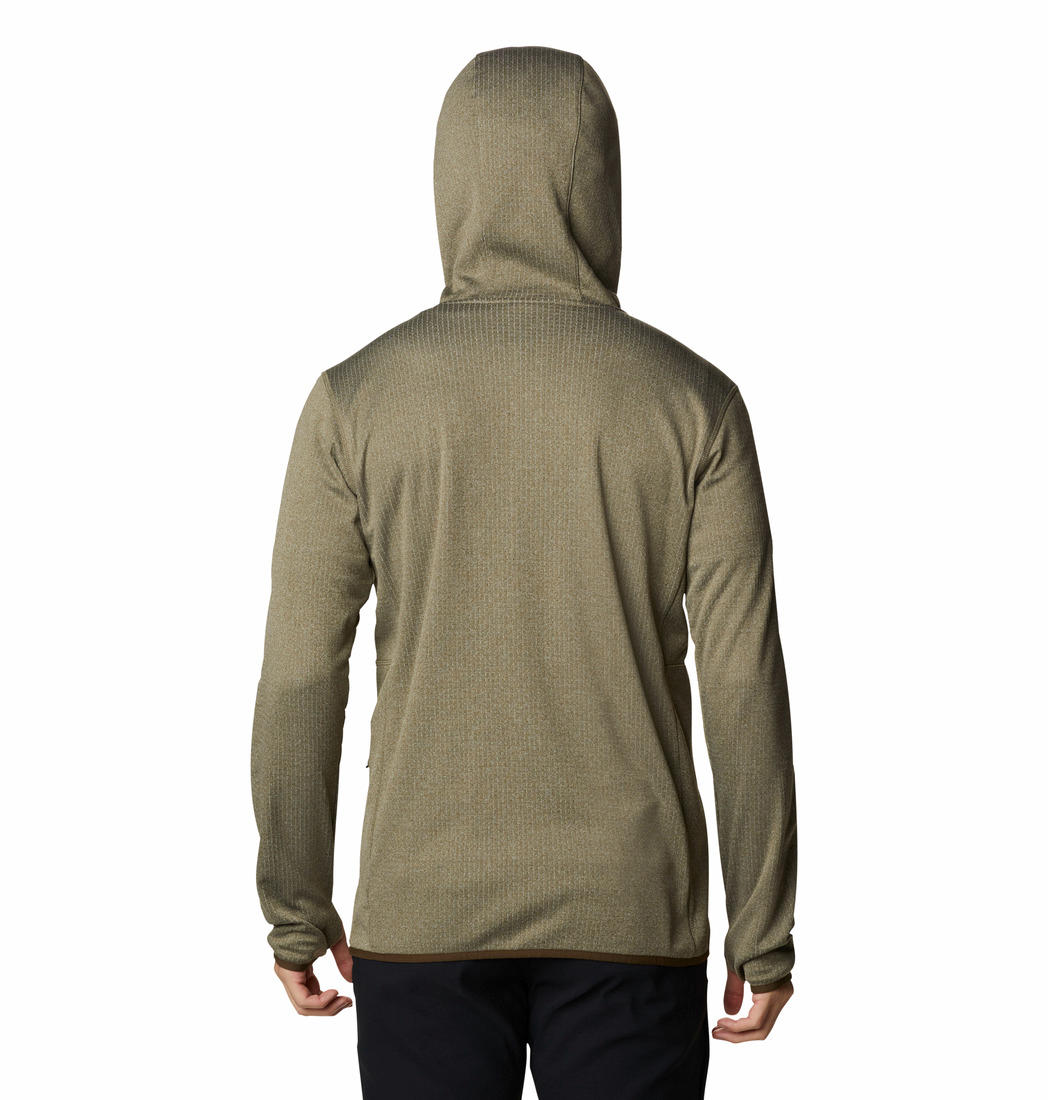 Columbia Men Green Park View Fleece Full Zip Hoodie