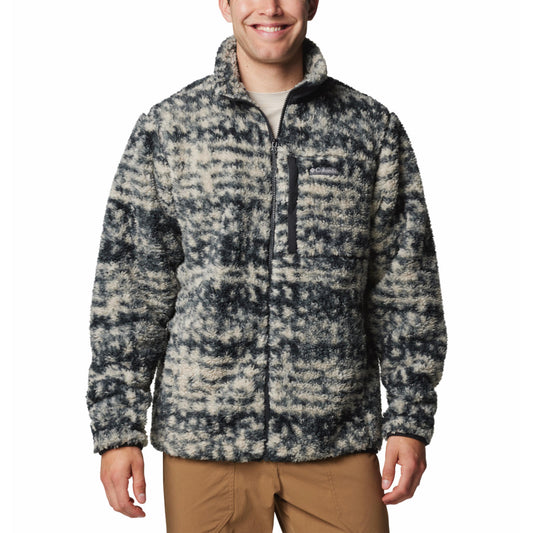 Columbia Mens Brown Winter Pass Printed Fleece II Jacket